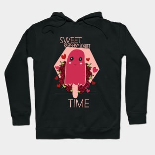 Raspberry sorbet Kawaii Sweet Raspberry Sorbet Time Hoodie